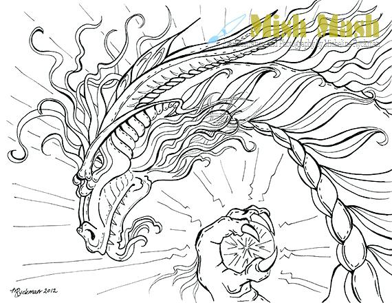 Hard Dragon Coloring Pages Dragon Fantasy Coloring Pages 570x440 Hard Dragon Coloring Pages Dragon Fantasy Coloring Pages