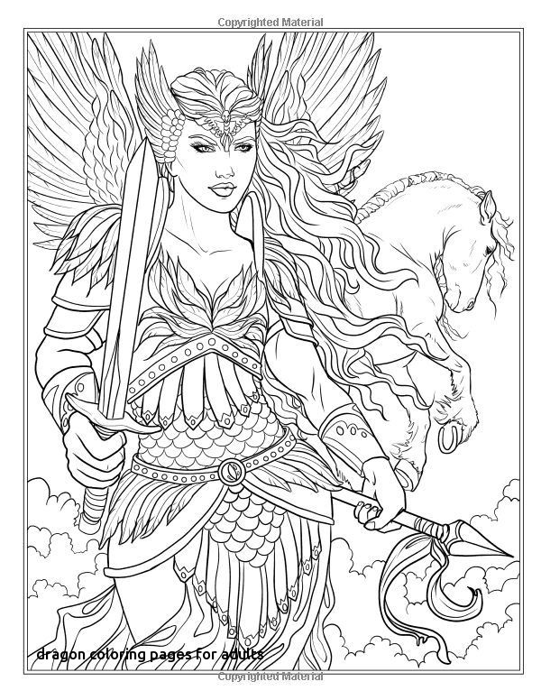 Pro Dragon And Unicorn Coloring Book Fantasy 600x776 Pro Dragon And Unicorn Coloring Book Fantasy