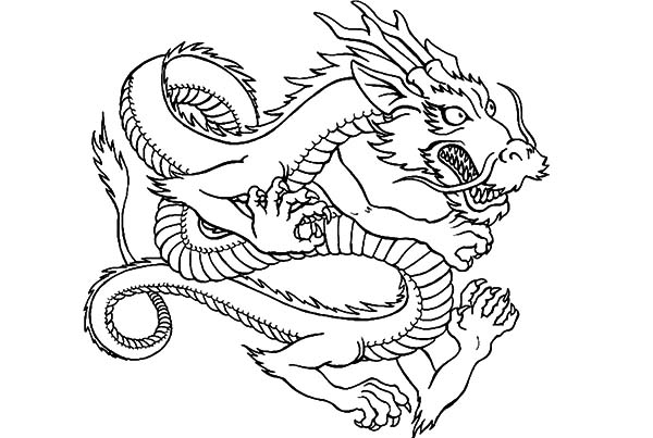 Chinese Dragon Printable Coloring Pages 21 Chinese Dragon Coloring 600x403 Chinese Dragon Printable Coloring Pages 21 Chinese Dragon Coloring
