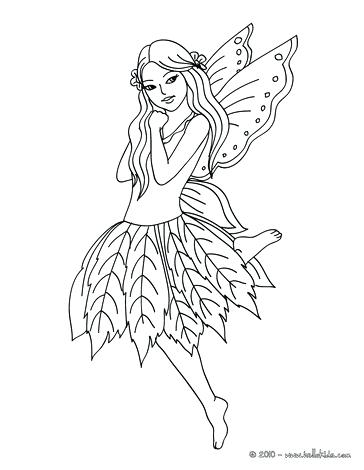 Fairy Wings Coloring Pages Fairy Leaf Dress To Color Coloring Page 364x470 Fairy Wings Coloring Pages Fairy Leaf Dress To Color Coloring Page