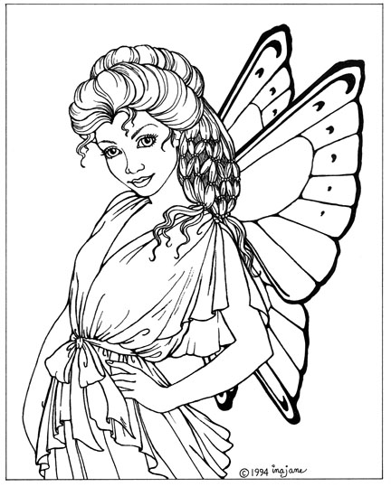 Beautiful Fairy Coloring Pages Fantasy Fairies I Coloring Pages 432x539 Beautiful Fairy Coloring Pages Fantasy Fairies I Coloring Pages