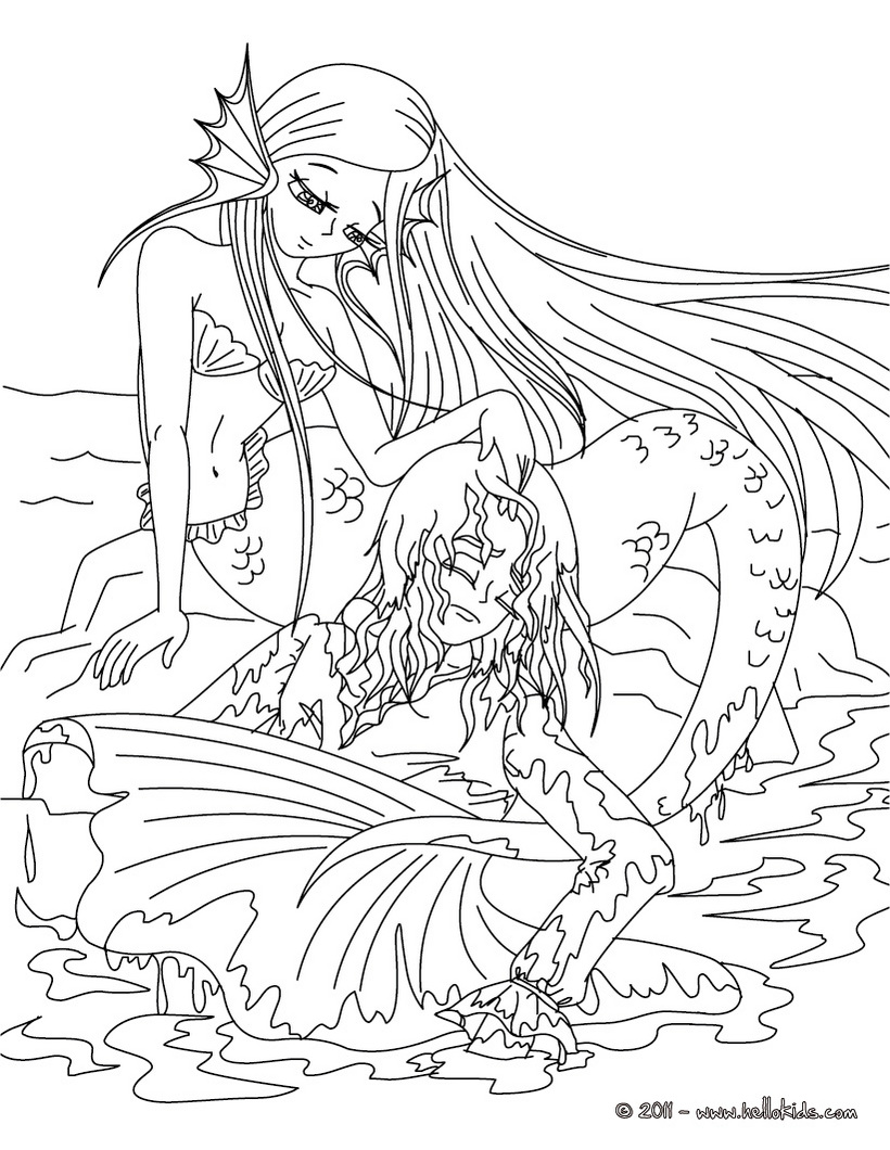 Bright Inspiration Coloring Pages Of Mermaids Little Mermaid Color 820x1060 Bright Inspiration Coloring Pages Of Mermaids Little Mermaid Color