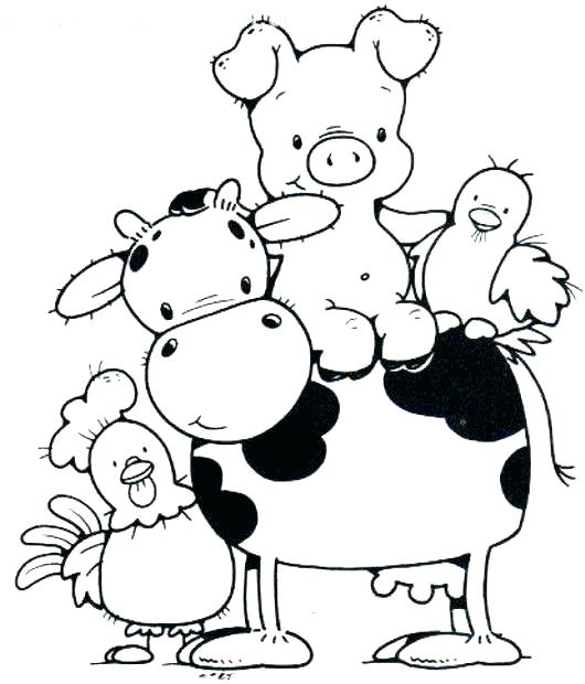 530x620 Farm Coloring Pages Farm Yard Farm Animal Colouring Pages To Print