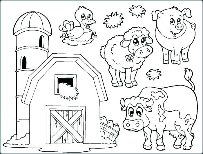 700x531 Farm Coloring Pages Pictures To Print Free Animal