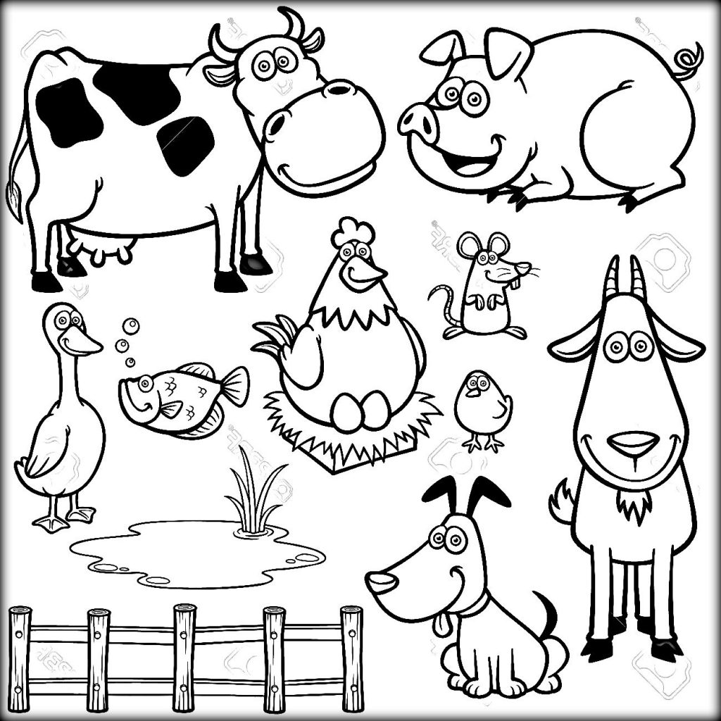 1024x1024 Unusual Design Ideas Farm Animals Coloring Pages Download