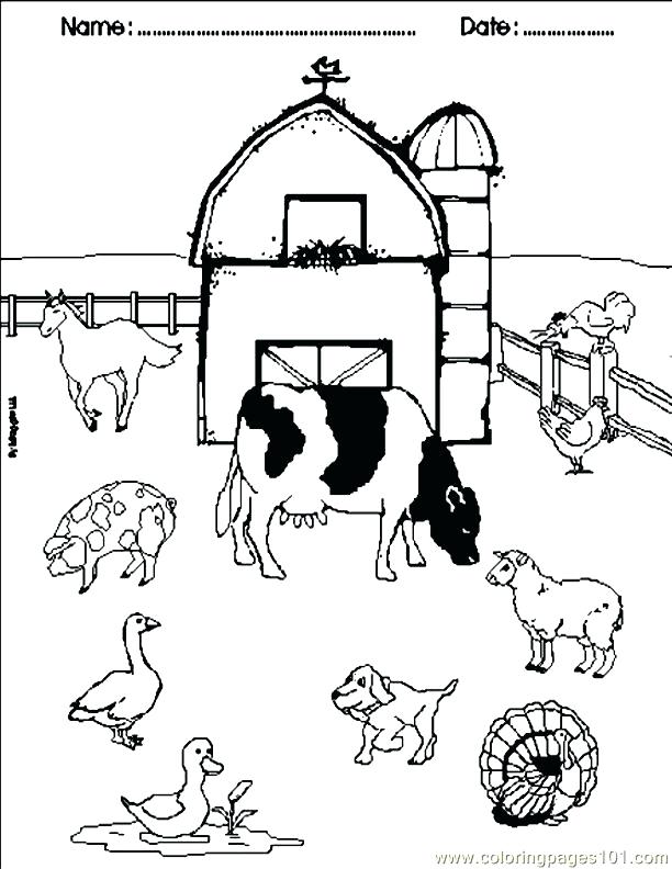 Farm Coloring Pages For Kids Printable Farm Coloring Pages 612x792 Farm Coloring Pages For Kids Printable Farm Coloring Pages