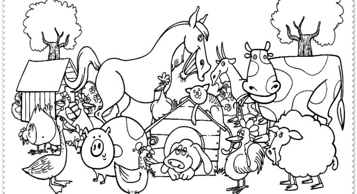 Free Farm Coloring Pages Also Ideal Free Farm Coloring Pages Image 735x400 Free Farm Coloring Pages Also Ideal Free Farm Coloring Pages Image