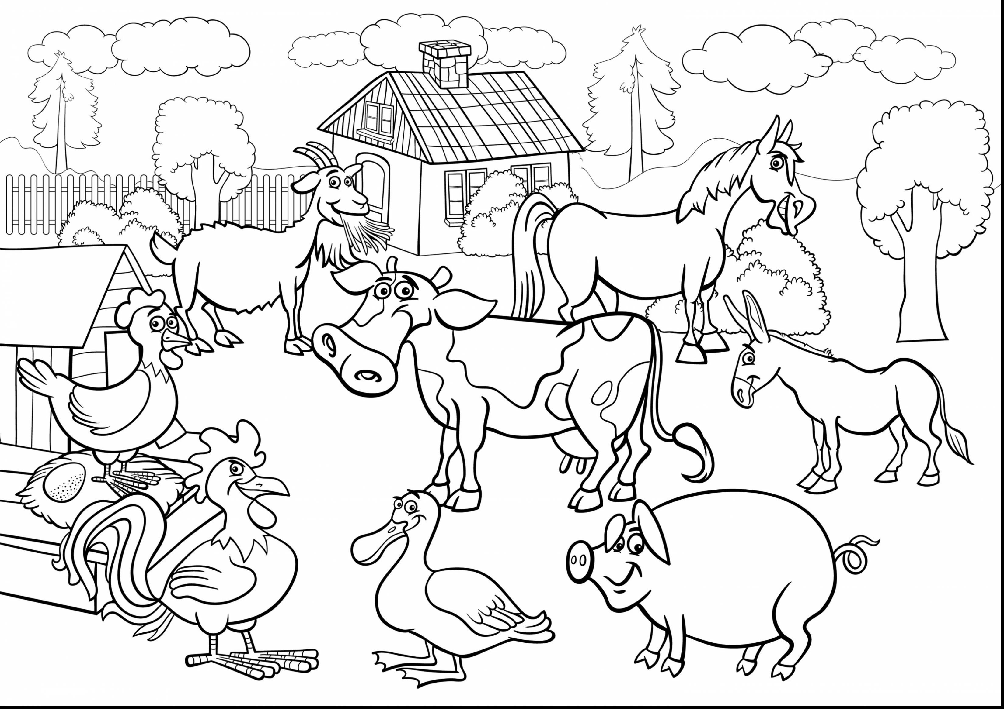 Farm Coloring Pages Astonishing Animal With Animals Ribsvigyapan 3300x2333 Farm Coloring Pages Astonishing Animal With Animals Ribsvigyapan