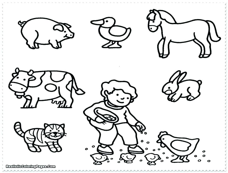 Printable Farm Coloring Pages 970x737 Printable Farm Coloring Pages