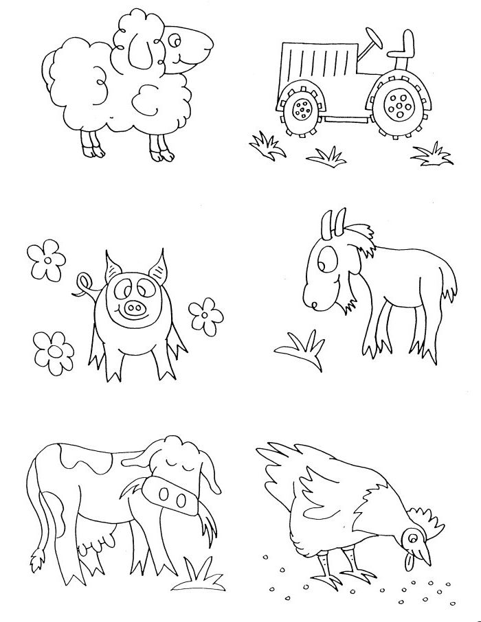 Farm Animals Coloring Pages Preschool Animals Coloring Pages 700x906 Farm Animals Coloring Pages Preschool Animals Coloring Pages