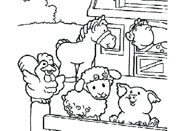 Coloring Pages Farm Barnyard Animals Coloring Pages Farm Coloring 600x429 Coloring Pages Farm Barnyard Animals Coloring Pages Farm Coloring