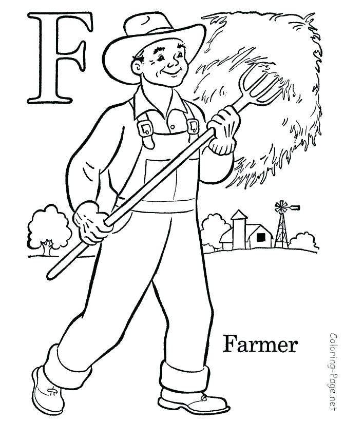 670x820 Farm Coloring Page Farm Coloring Pages Alphabet Kids Free