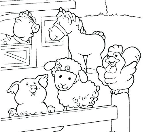 538x459 Farm Coloring Pages Coloring Pages Of A Farm Farm Animal Coloring