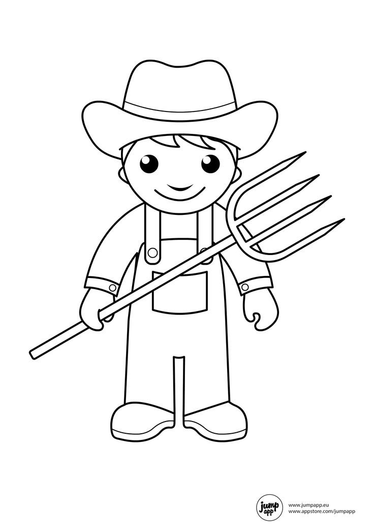 Farmer Coloring Pages Farmer Coloring Pages Printable 736x1041 Farmer Coloring Pages Farmer Coloring Pages Printable