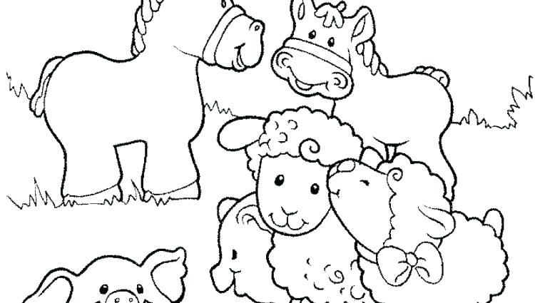 Farm Animal Coloring Pages Easy Animal Coloring Pages Animal 750x425 Farm Animal Coloring Pages Easy Animal Coloring Pages Animal
