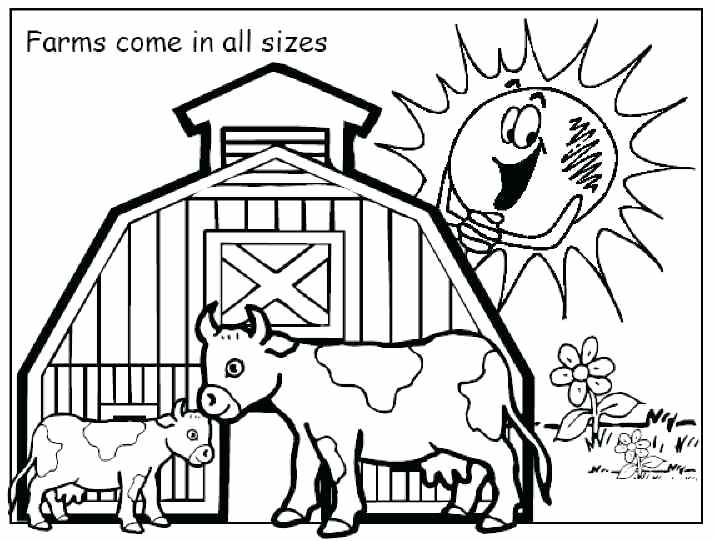 Farm Coloring Pages Free Printable Animal Coloring Pages Animals 714x541 Farm Coloring Pages Free Printable Animal Coloring Pages Animals