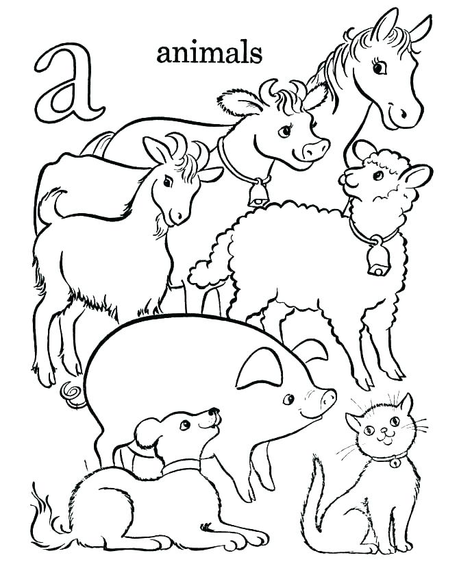 Farm Color Pages Coloring Pages Farm Animal Alphabet Letters 670x820 Farm Color Pages Coloring Pages Farm Animal Alphabet Letters