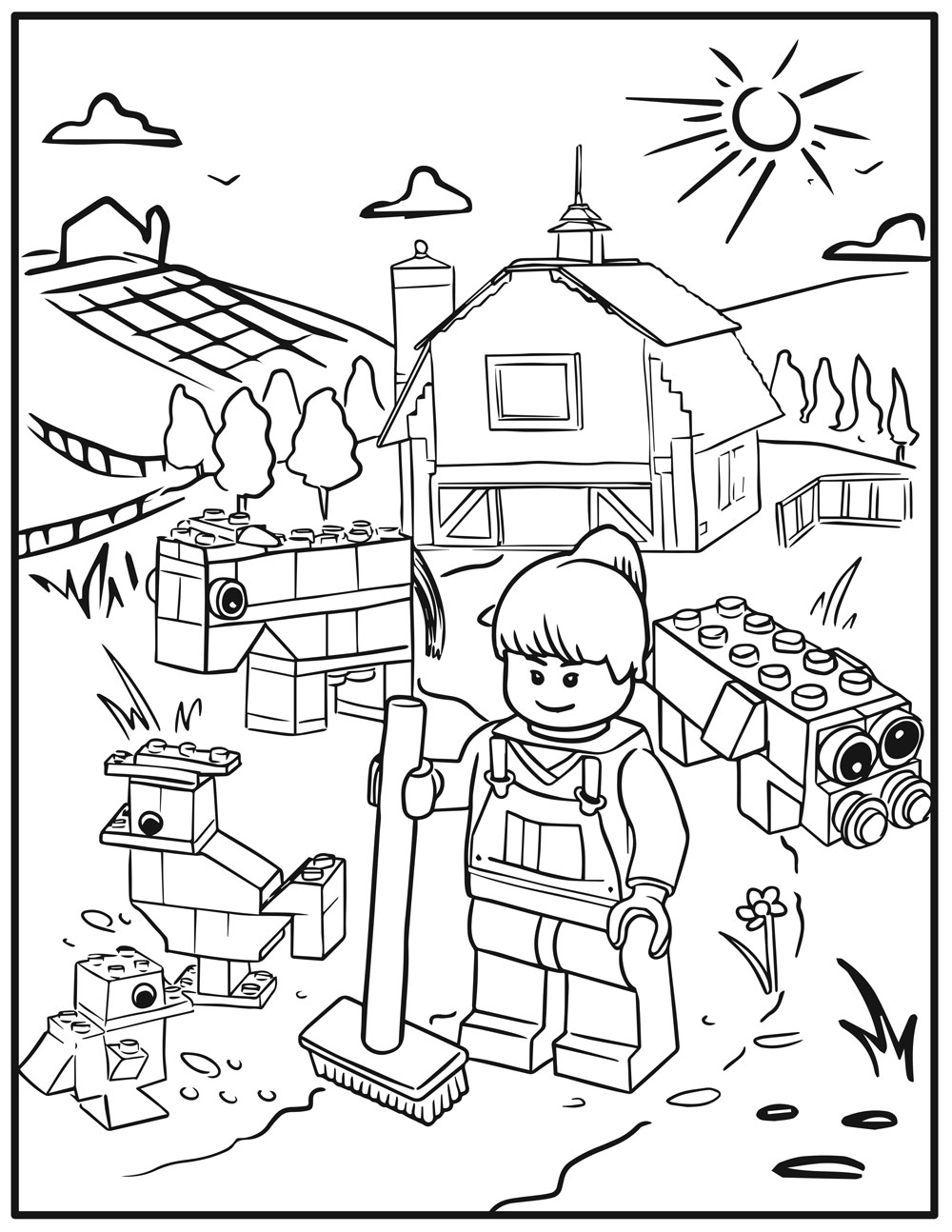 Lego Inspired Printable Coloring Pages Costume Supercenter Blog 1000x1294 Lego Inspired Printable Coloring Pages Costume Supercenter Blog