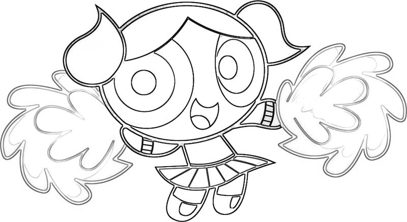 Powerpuff Girls Coloring Page Free Printable Pages With Design 5 800x437 Powerpuff Girls Coloring Page Free Printable Pages With Design 5