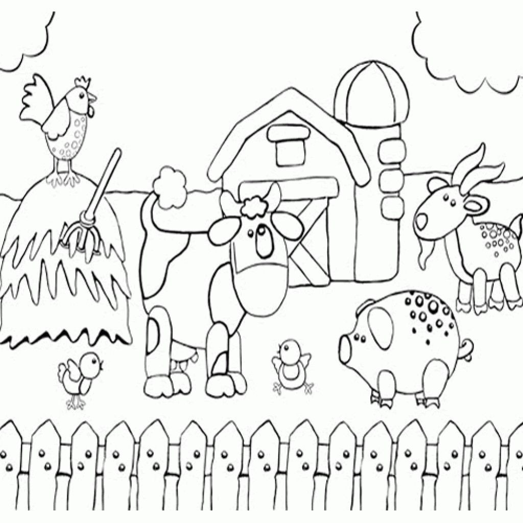 Farm Coloring Pages Free Printable At GetColorings Free Printable 