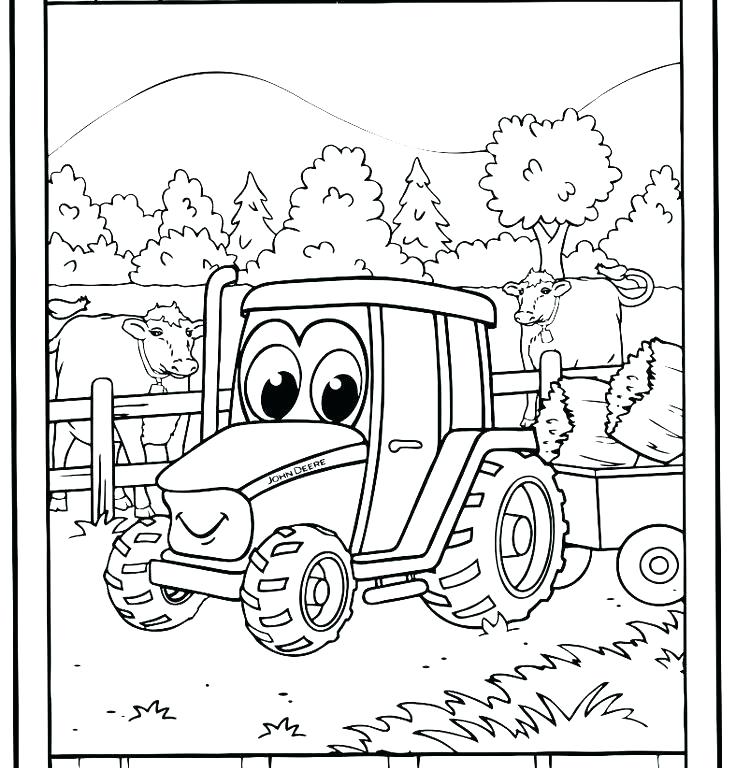 736x768 Free Coloring Pages Tractors Tractor Coloring Pages Images Farm
