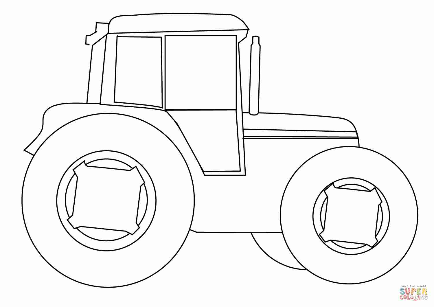 1500x1061 Farm Tractor Coloring Page Free Printable Pages Ripping Tractors