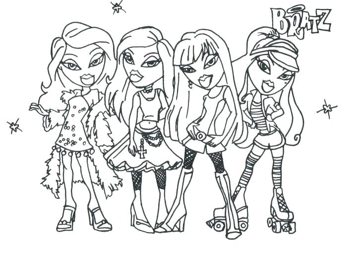 728x518 Fashion Coloring Pages Barbie Games Lovely Girl Image 6 Fashion