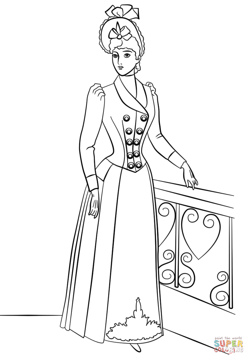 824x1186 Fashionable Girls Coloring Pages Gif Digi Fashion For Adults