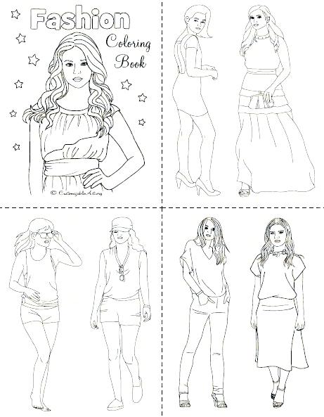 Fashion Coloring Books And Fashion Coloring Book Inspired Fashions 461x593 Fashion Coloring Books And Fashion Coloring Book Inspired Fashions