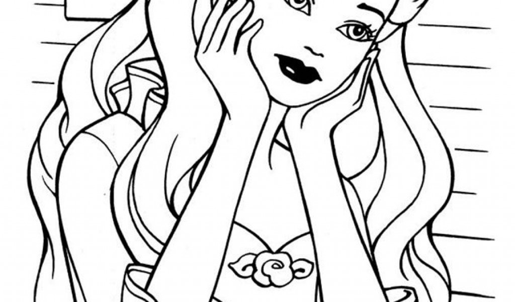 1024x600 Barbie Fashion Coloring Pagesfree Coloring Pages For Kids Free