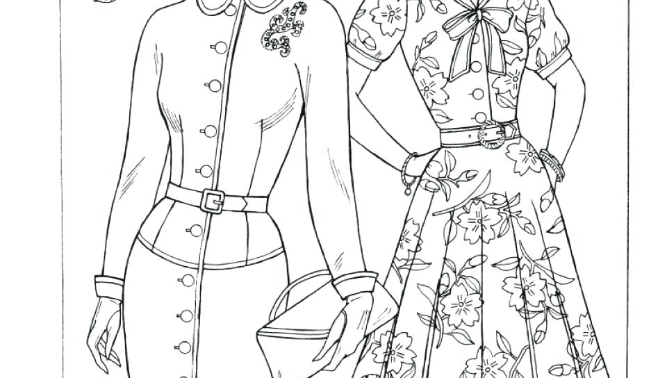 960x544 Coloring Pages Fashion Fashion Coloring Pages Fashion Colouring