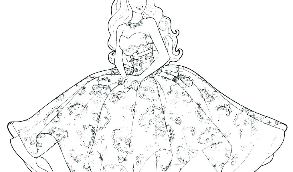 1024x600 Barbie Christmas Coloring Pages Barbie Coloring Pages Printable