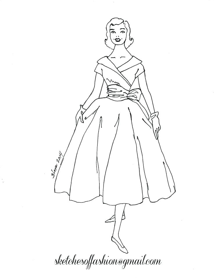 736x956 Fashion Design Coloring Pages Fashion Coloring Pages To Print