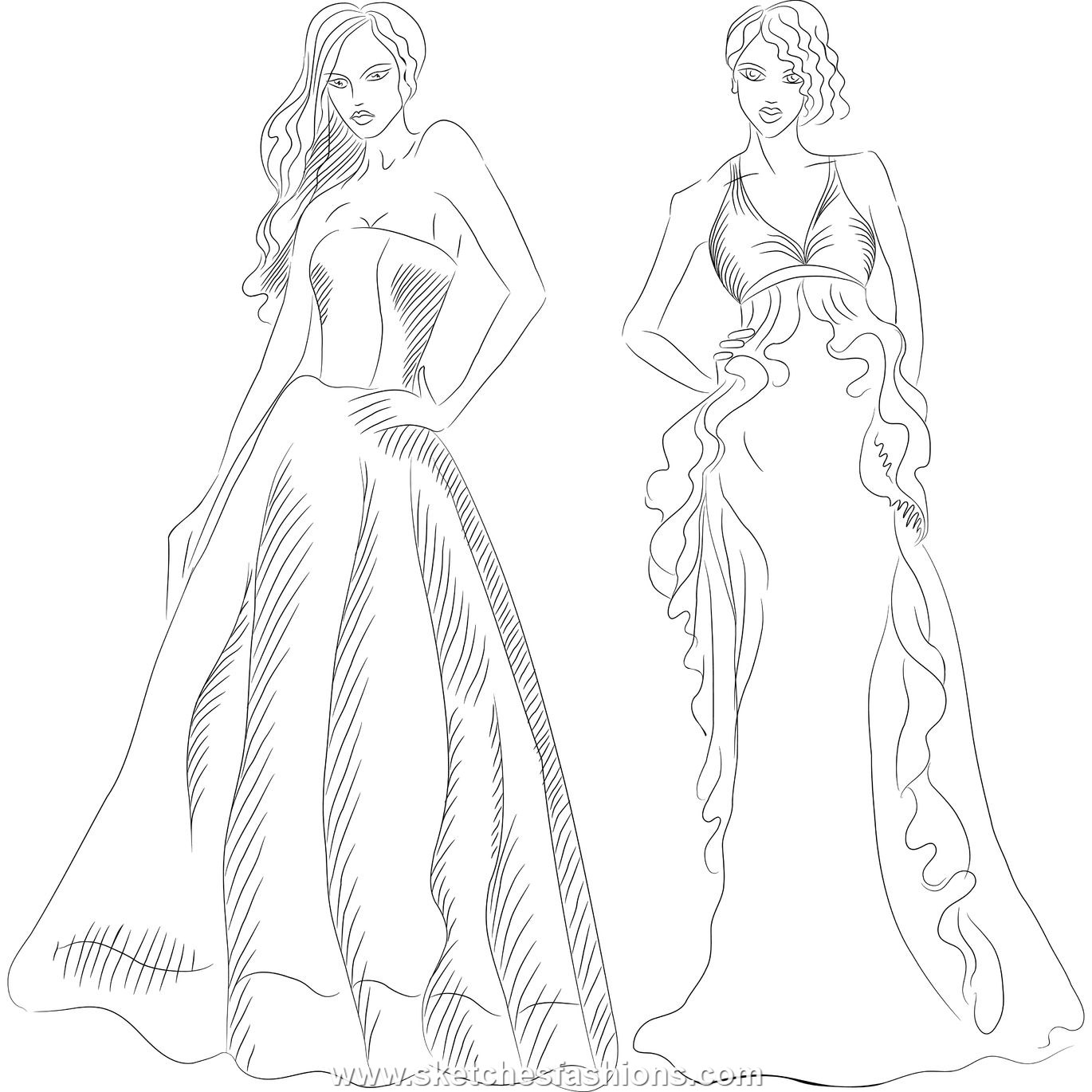 1370x1370 Fashion Design Coloring Pages Fashion Design Coloring Pages Fancy