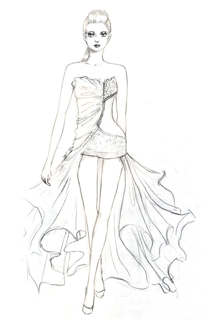 Fashion Design Coloring Pages at GetColorings.com | Free printable ...