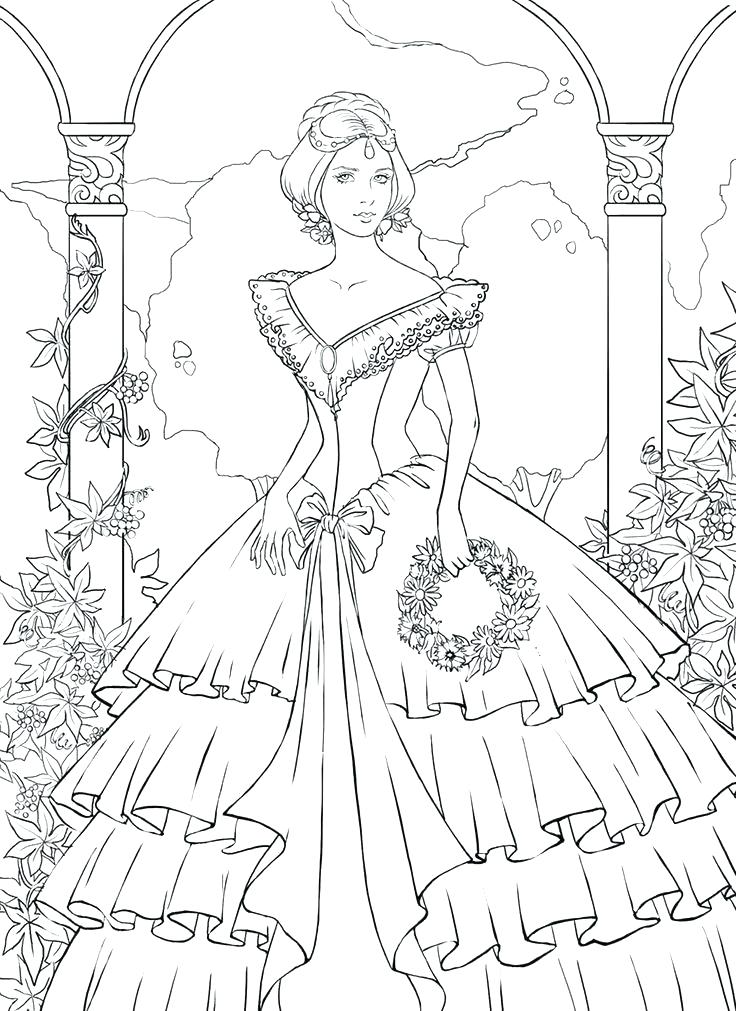 736x1011 Fashion Coloring Pages