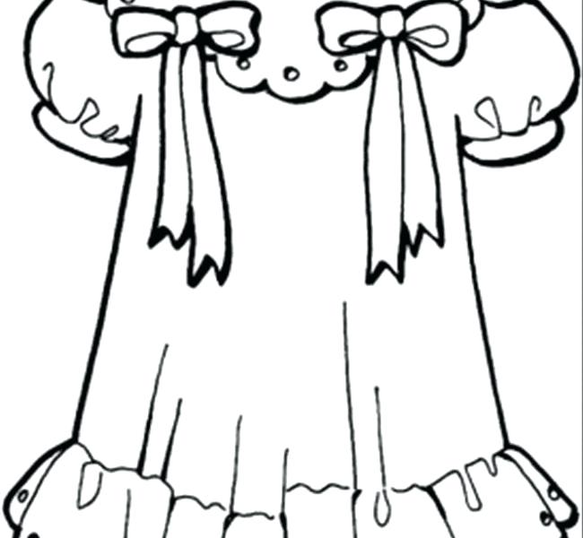 650x600 Dress Coloring Pages Clothing Coloring Pages Clothing Coloring