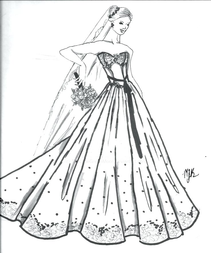 736x881 Dress Coloring Pages Creative Kitchen Coloring Pages Prom Dresses
