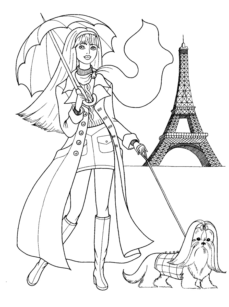 Fashion Coloring Pages Fashionable Girls Picture Coloring 897x1200 Fashion Coloring Pages Fashionable Girls Picture Coloring
