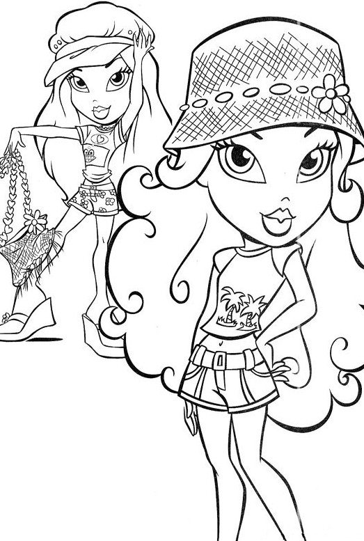 Bratz Coloring Pages For Girls Fashion Fashion Coloring Pages 523x777 Bratz Coloring Pages For Girls Fashion Fashion Coloring Pages