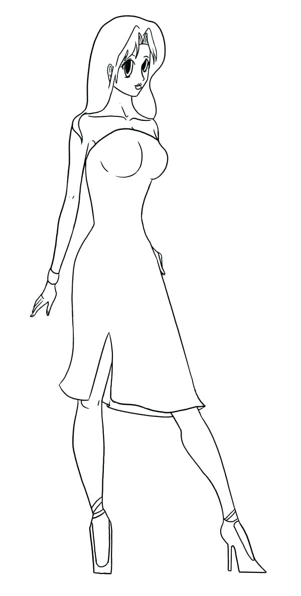 Fashion Coloring Pages Fashion Model Coloring Pages Fashion Model 600x1188 Fashion Coloring Pages Fashion Model Coloring Pages Fashion Model
