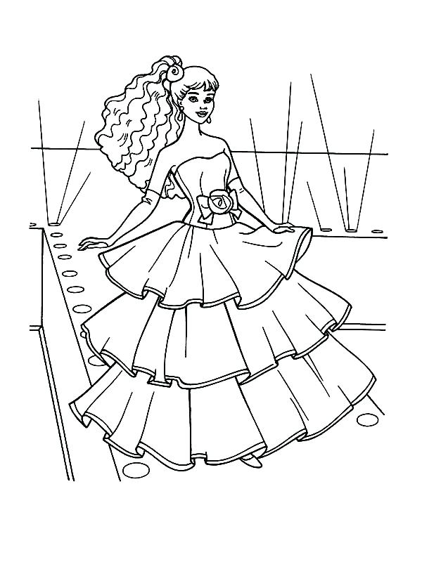 Fashion Show Coloring Pages at GetColorings.com | Free printable ...