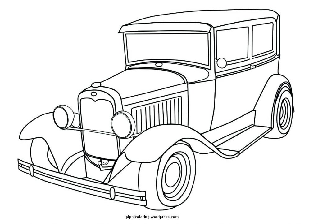 1024x724 Coloring Page ~ Fast And Furious Coloring Pages Old Timer Page
