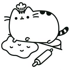 Fat Cat Coloring Pages