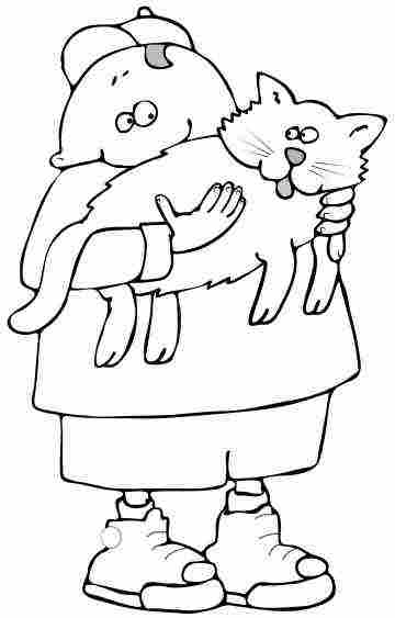 Cat Coloring Pages From Kittens To Big Cats, Small Cats And Fat Cats 360x563 Cat Coloring Pages From Kittens To Big Cats, Small Cats And Fat Cats