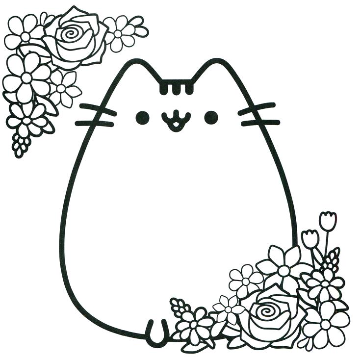 Kawaii Coloring Pages Fat Cat Coloring Pages Coloring Images Adult 736x732 Kawaii Coloring Pages Fat Cat Coloring Pages Coloring Images Adult