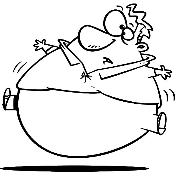 Fat Boy Look Like Balloon Coloring Pages 600x630 Fat Boy Look Like Balloon Coloring Pages