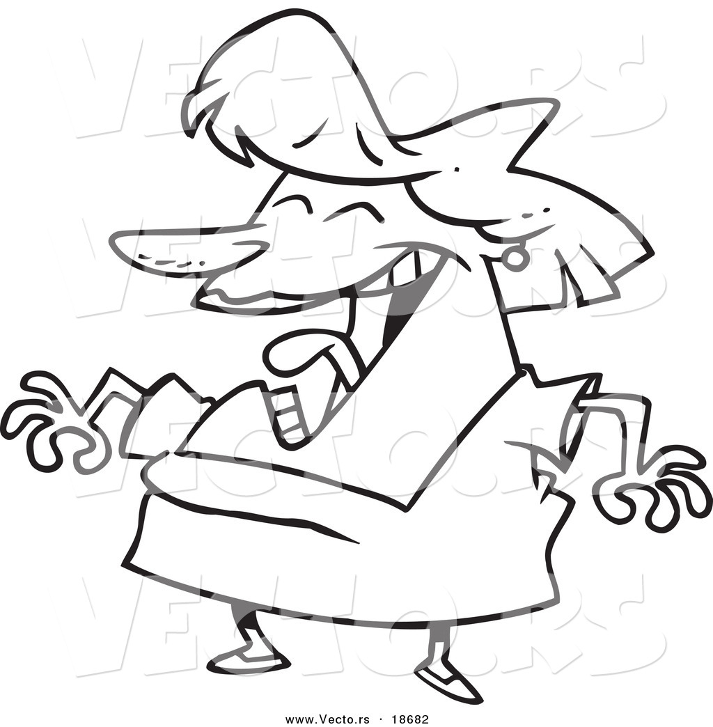 Vector Of A Cartoon Fat Lady Laughing 1024x1044 Vector Of A Cartoon Fat Lady Laughing