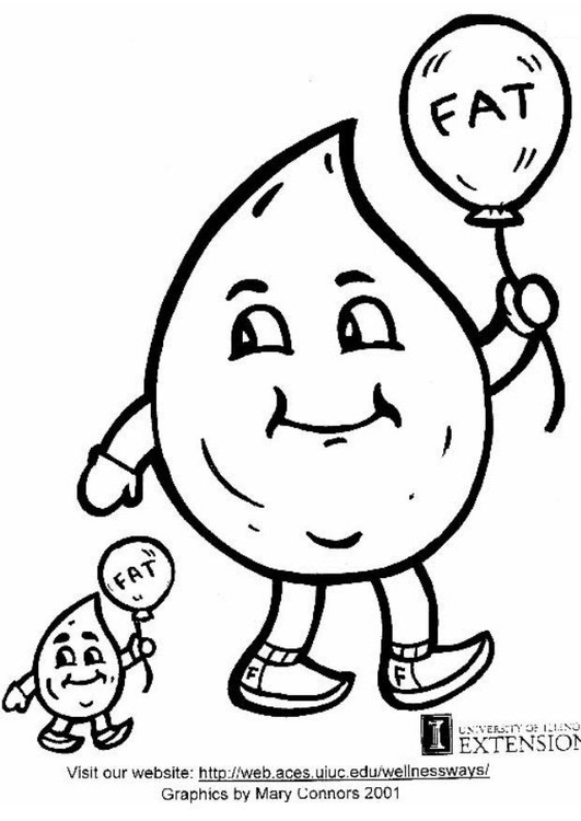 Coloring Page Fat 531x750 Coloring Page Fat