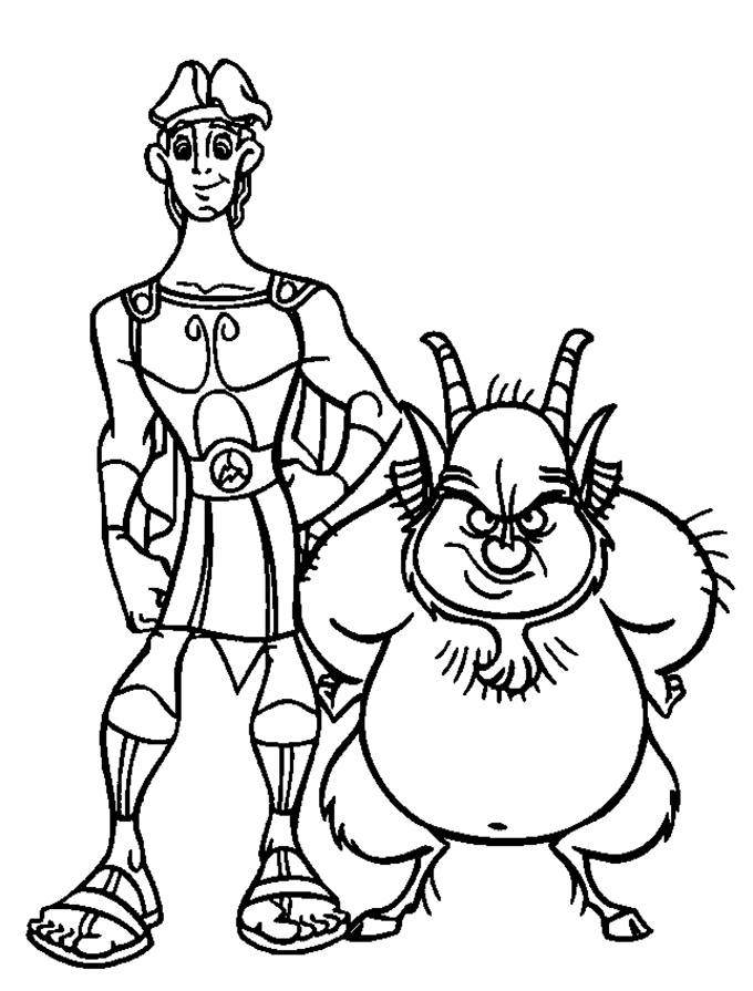 Hercules With Friends Fat Hercules Coloring Pages 680x895 Hercules With Friends Fat Hercules Coloring Pages